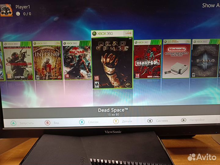 Xbox 360S 500Gb FreeBoot 80 Игр 2 Джоя