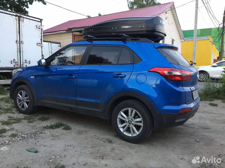 Автобокс MaxBox PRO 460 (средний) черный на Creta