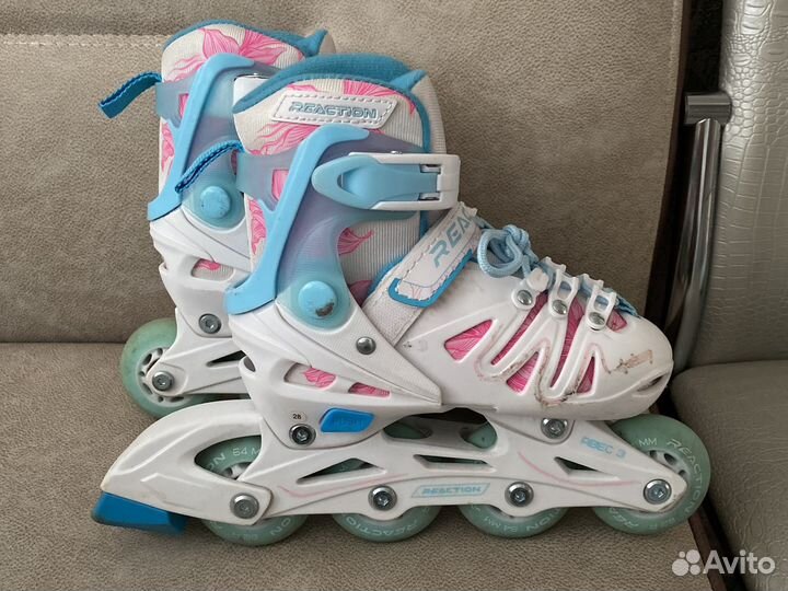 Роликовые коньки детские раздвижные