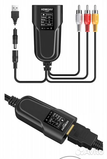 Адаптер hdmi - RCA-USB на WI FI модуль на тв, WGA