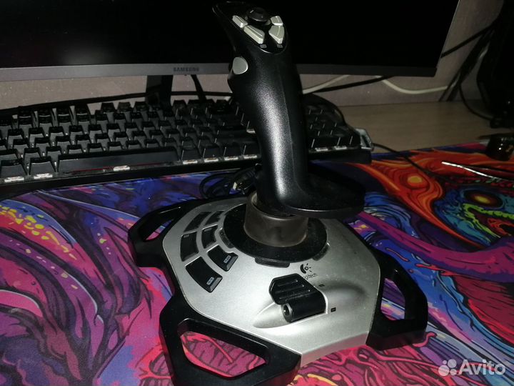 Джойстик Logitech Extreme 3D Pro черный
