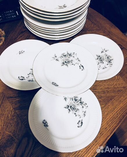 Старинные вещи, цветное стекло, кобальт