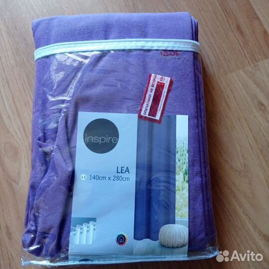 Плотная гардина на кольцах IKEA