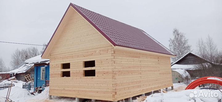 Дом 6 на 9 из бруса