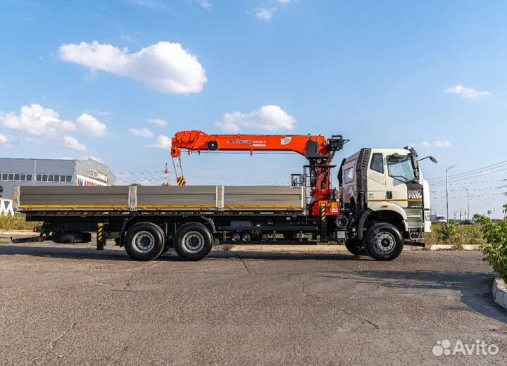 Бортовой грузовик FAW J6P CA3250 с КМУ Kanglim, 2025