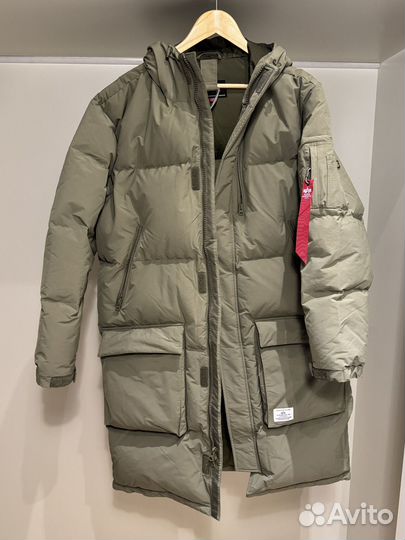 Мужской пуховик Long Puffer Parka Alpha Industries