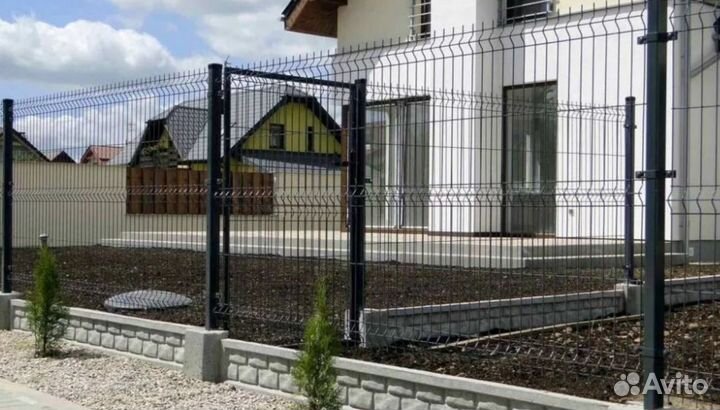 Забор из 3D сетки 40 метров