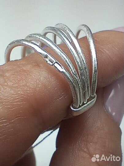 Серебряное кольцо с аметистом