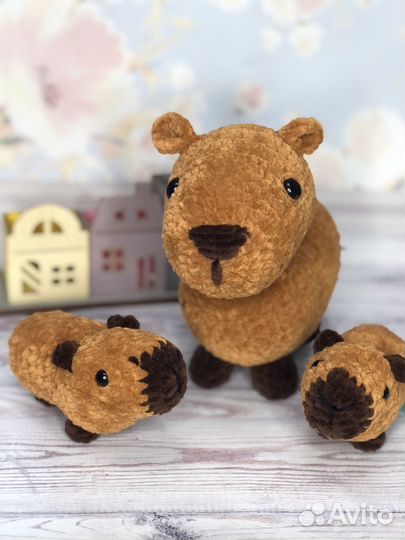 Капибара вязаные игрушки