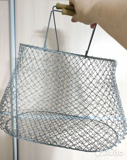 Сетка корзина металлическая для яиц фармхаус СССР