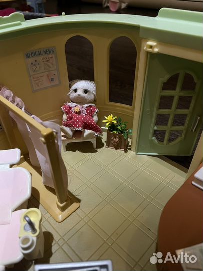 Sylvanian families сильвания дом больница