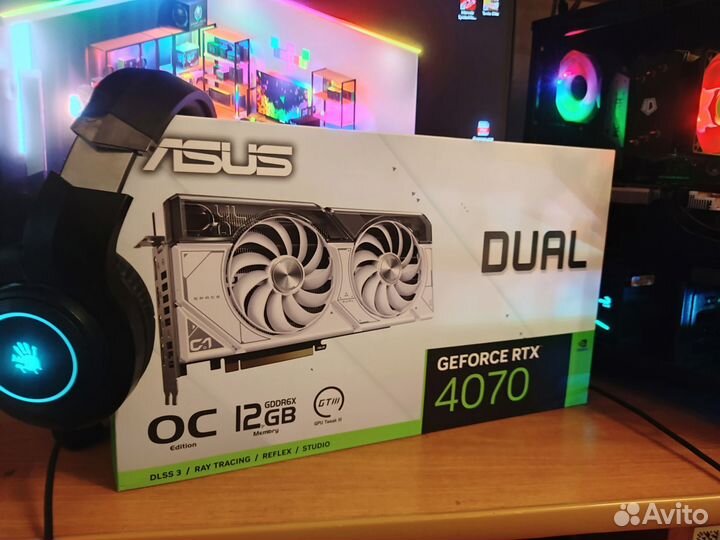 Видеокарта nvidia geforce RTX 4070 (12GB)