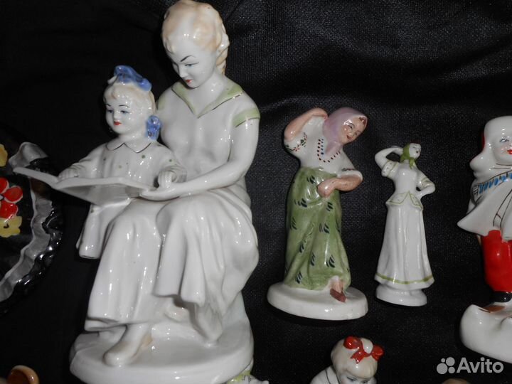 Фарфоровые фигурки статуэтки СССР и другие