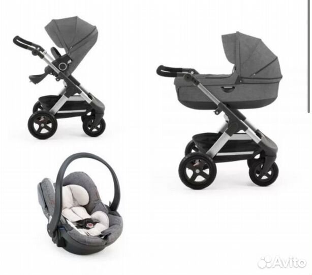 Коляска stokke trailz 3 в 1