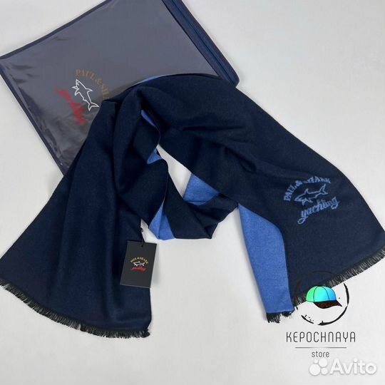 Шарф Paul Shark Мужской Шерсть Шелк