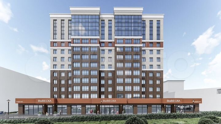 3-к. квартира, 112,7 м², 4/12 эт.