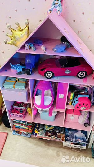 Домик кукольный (стеллаж для игрушек)