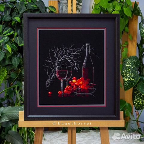 Картина вышитая крестом