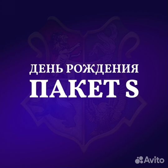 День рождения в Мире Гарри Поттера Пакет S