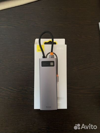 USB-C хаб Baseus Metal Gleam Series 8-in-1