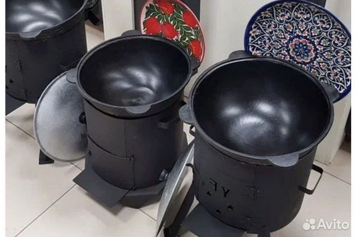 Казан чугунный 12 литров