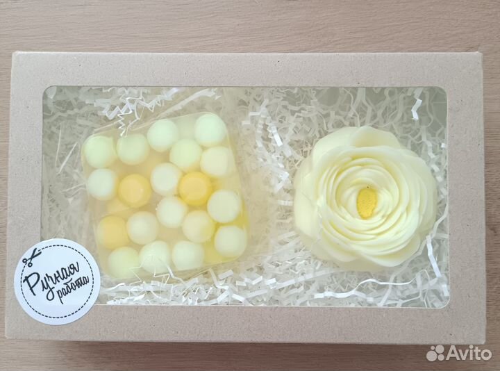 Мыло ручной работы в подарочной упаковке