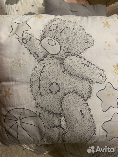 Бортики подушки для детской кроватки. 8 шт