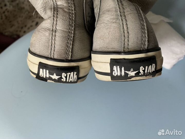 Кеды converse кожаные