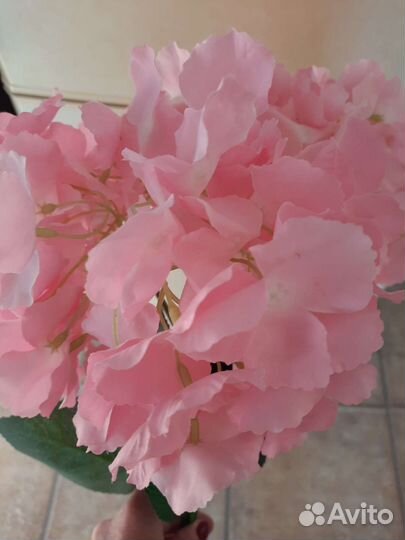 Искусственные цветыгортензии, цветы для декора