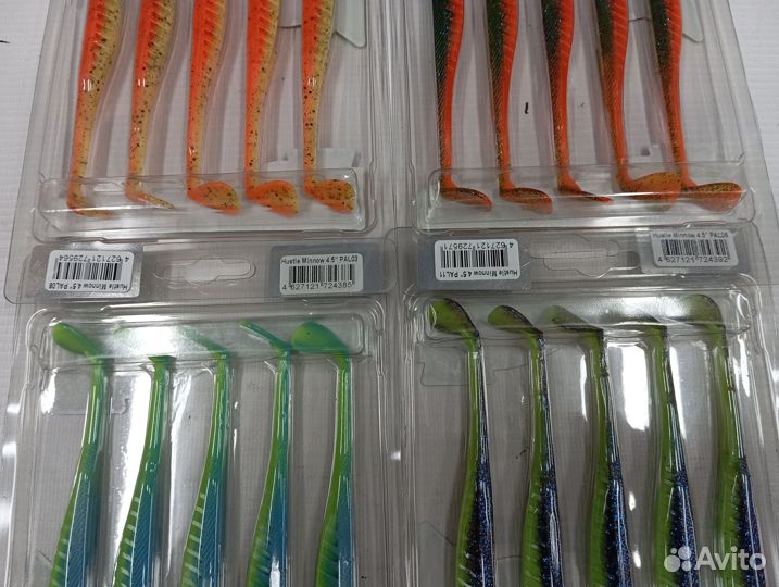 Приманка силиконовая Frapp Hustle minnow 4,5