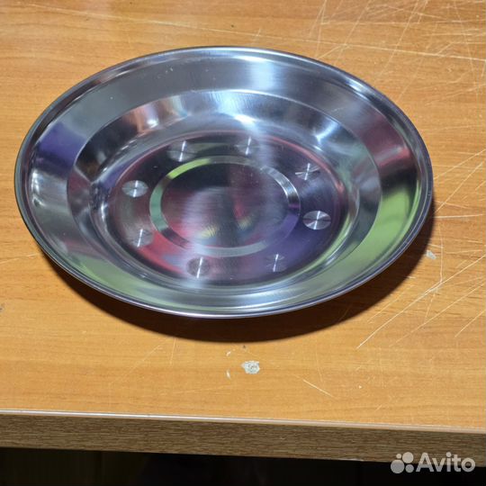 Тарелки стальные 20 см