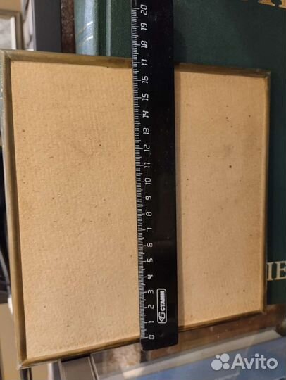 Винтажная фотография в металлической раме