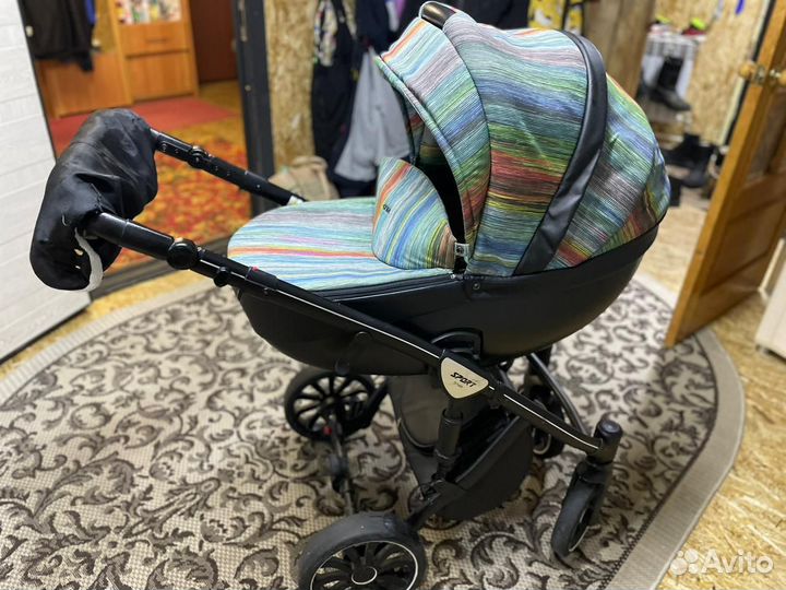 Коляска adamex 3 в 1 бу