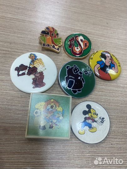 Значки СССР набор 7 штук