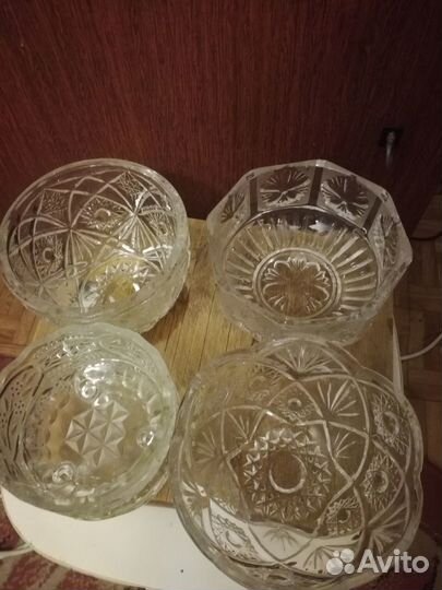 Вазы хрустальные