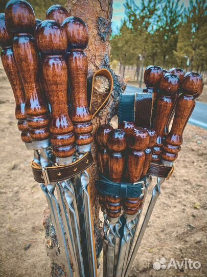 Чехол для шампуров из кожи