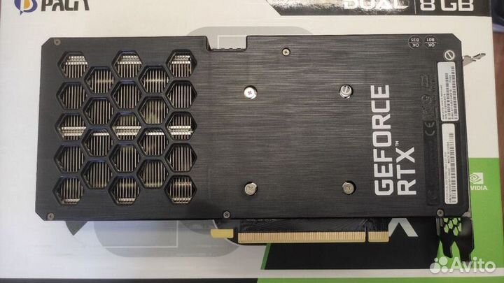 Видеокарта GeForce RTX 3050 8Gb Palit гарантия DNS