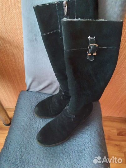 Сапоги зимние 38 размер натуральная кожа