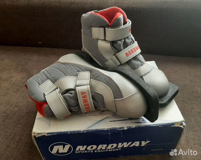 Лыжные ботинки Nordway 2 пары 34-35, 35-36