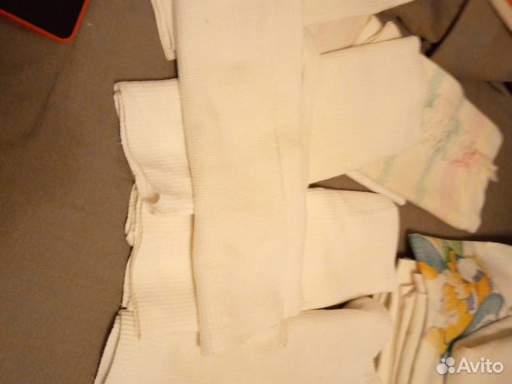 Полотенца опт 13 шт новые вафельные большие СССР