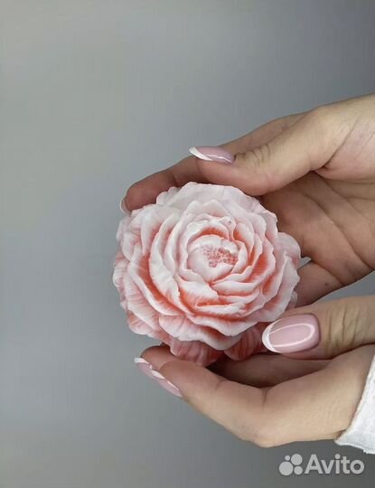 Мыло ручной работы цветы