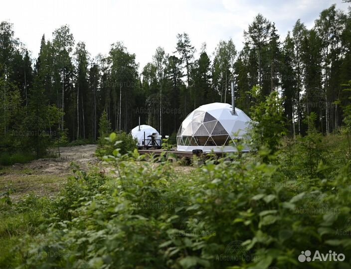Геокупол тент палатка D7 (7м) летний