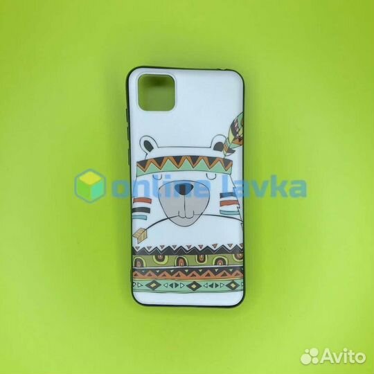 Чехол силикон SC188 для Honor 9s / Huawei Y5P прин