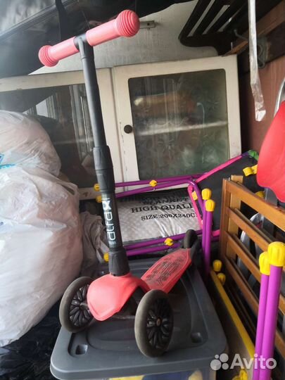 Самокат детский трехколесный бу