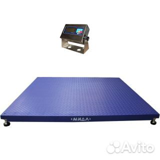 Весы складские платформенные напольные электронные