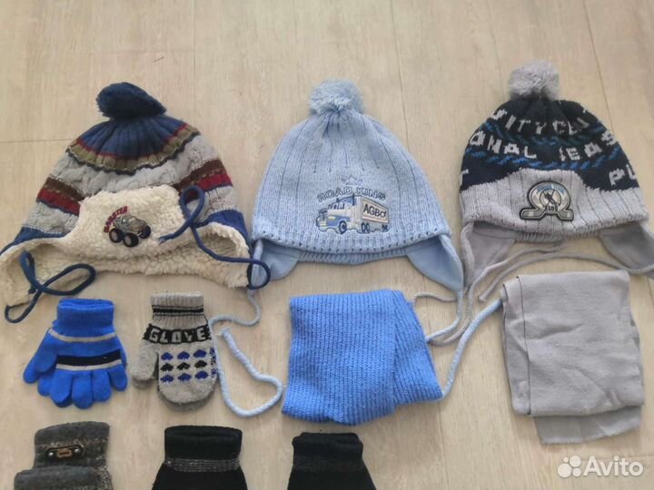 Комплект шапка и шарф для мальчика