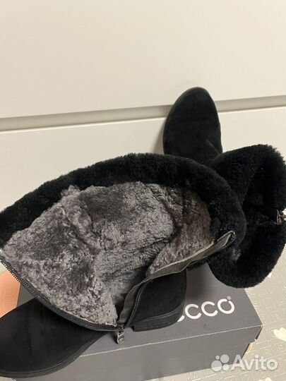 Зимние полусапоги 37 замша мех