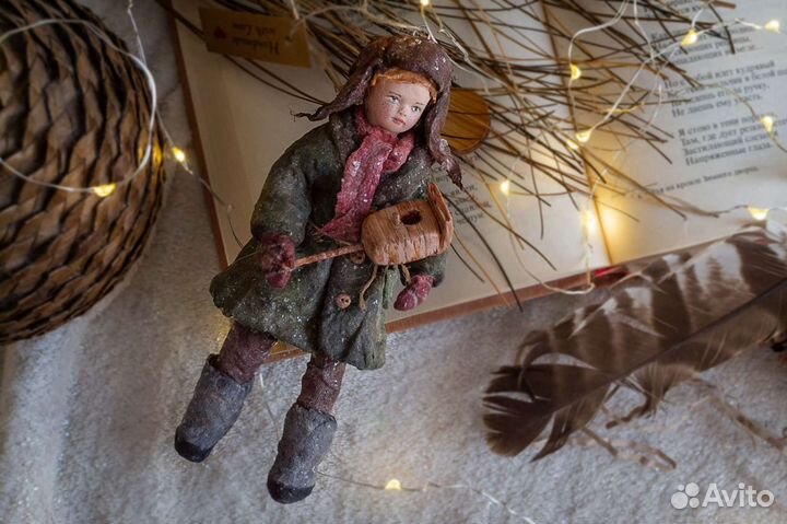 Игрушка ёлочная ватная