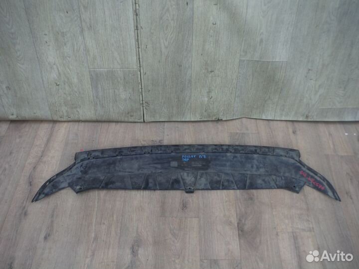 Юбка переднего бампера Volkswagen Passat B7 2013