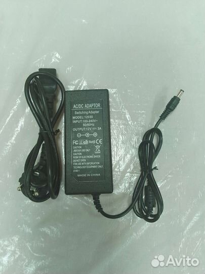 Блок питания 12V 3A. Новый